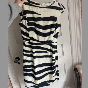 Banana Republic Black and White Dress, Size 2P